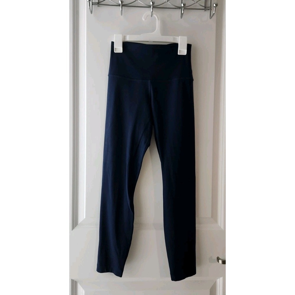 lululemon Women's Align High-Rise Crop 24" Leggings Pants Blue Size 4